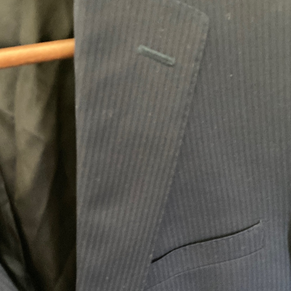 Calvin Klein Collection Deep Blue Subtle Stripes … - image 4